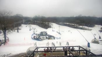 Weather camera view of Powder Ridge Ski Resort.