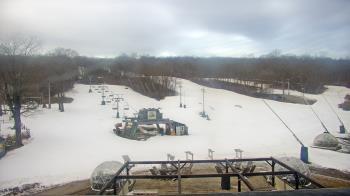 Weather camera view of Powder Ridge Ski Resort.