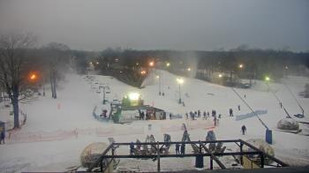 Weather camera view of Powder Ridge Ski Resort.