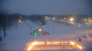 Weather camera view of Powder Ridge Ski Resort.