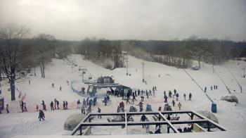 Weather camera view of Powder Ridge Ski Resort.
