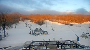 Weather camera view of Powder Ridge Ski Resort.