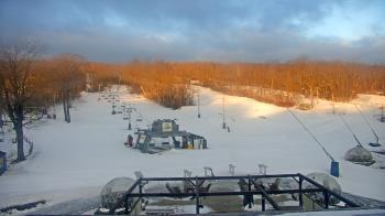 Weather camera view of Powder Ridge Ski Resort.