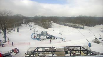 Weather camera view of Powder Ridge Ski Resort.
