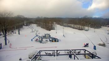 Weather camera view of Powder Ridge Ski Resort.