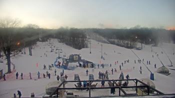 Weather camera view of Powder Ridge Ski Resort.