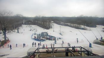 Weather camera view of Powder Ridge Ski Resort.