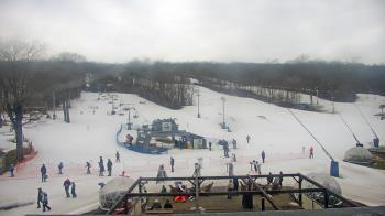 Weather camera view of Powder Ridge Ski Resort.