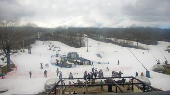 Weather camera view of Powder Ridge Ski Resort.