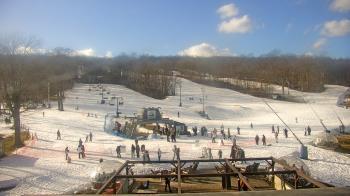 Weather camera view of Powder Ridge Ski Resort.