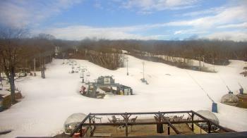 Weather camera view of Powder Ridge Ski Resort.