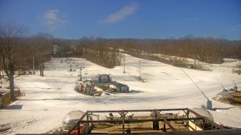 Weather camera view of Powder Ridge Ski Resort.