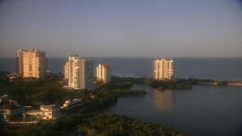Weather camera view of Naples Grande Beach Resort.