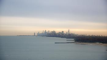 Weather camera view of Northwestern University.