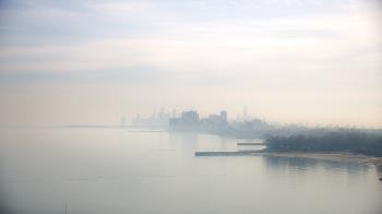 Weather camera view of Northwestern University.