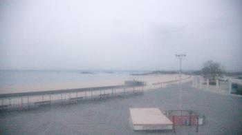 Weather camera view of Ocean Beach Park.