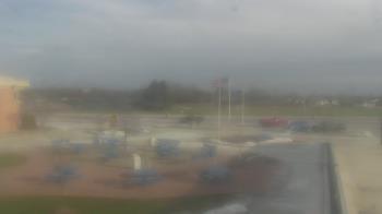 Weather camera view of Owosso High School.