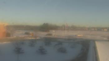 Weather camera view of Owosso High School.