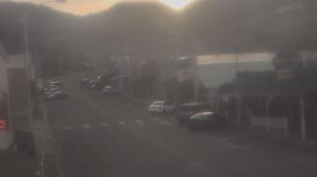 Weather camera view of Overland Hotel.