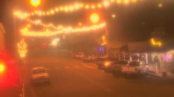 Weather camera view of Overland Hotel.