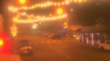 Weather camera view of Overland Hotel.