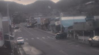 Weather camera view of Overland Hotel.