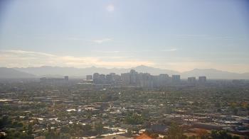 Weather camera view of Phoenix Children`s Hospital.