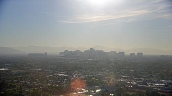 Weather camera view of Phoenix Children`s Hospital.