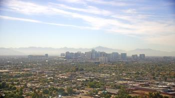 Weather camera view of Phoenix Children`s Hospital.
