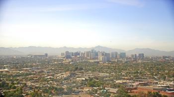 Weather camera view of Phoenix Children`s Hospital.