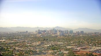 Weather camera view of Phoenix Children`s Hospital.