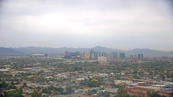 Weather camera view of Phoenix Children`s Hospital.