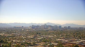 Weather camera view of Phoenix Children`s Hospital.