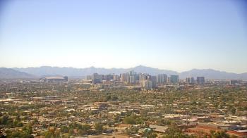 Weather camera view of Phoenix Children`s Hospital.