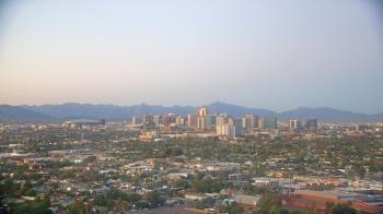 Weather camera view of Phoenix Children`s Hospital.