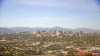 Weather camera view of Phoenix Children`s Hospital.