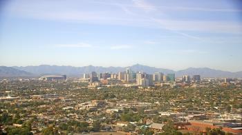 Weather camera view of Phoenix Children`s Hospital.