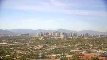 Weather camera view of Phoenix Children`s Hospital.