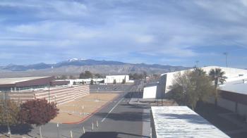 Weather camera view of Pahrump Valley HS.