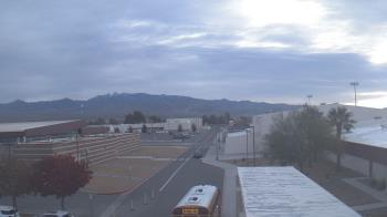 Weather camera view of Pahrump Valley HS.