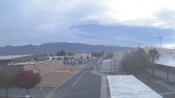 Weather camera view of Pahrump Valley HS.