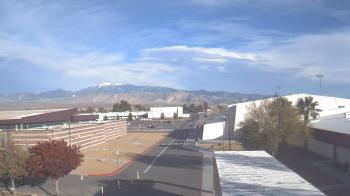 Weather camera view of Pahrump Valley HS.