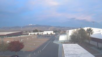 Weather camera view of Pahrump Valley HS.