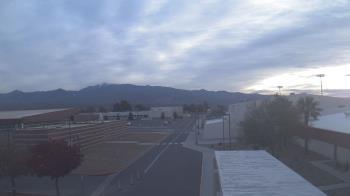 Weather camera view of Pahrump Valley HS.