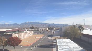 Weather camera view of Pahrump Valley HS.