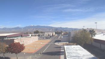 Weather camera view of Pahrump Valley HS.