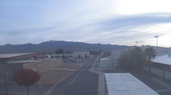 Weather camera view of Pahrump Valley HS.