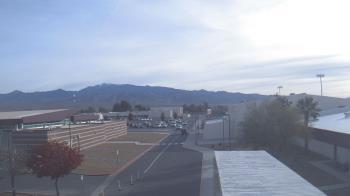 Weather camera view of Pahrump Valley HS.
