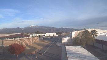 Weather camera view of Pahrump Valley HS.