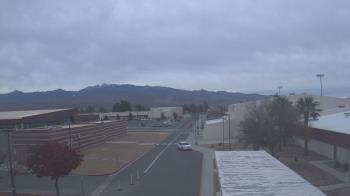 Weather camera view of Pahrump Valley HS.